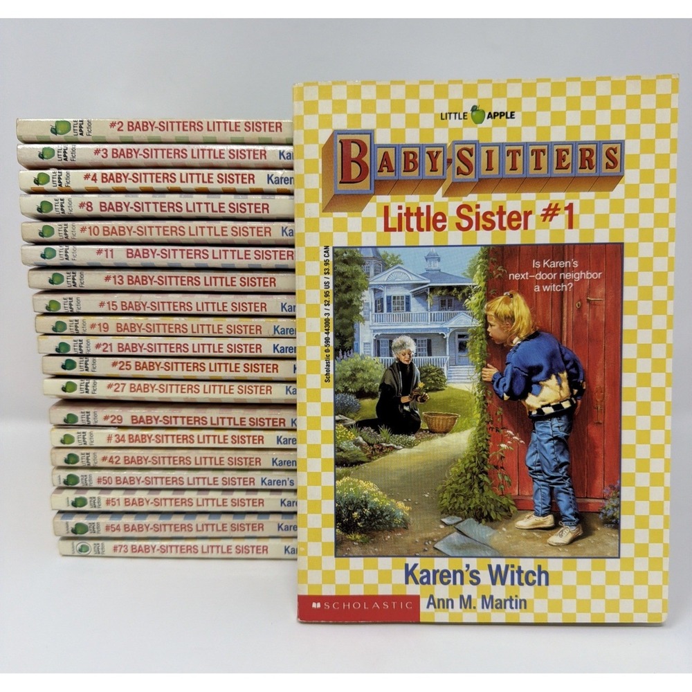 Baby-Sitters Little Sister Books Lot of 20 Ann M Martin Scholastic Vintage